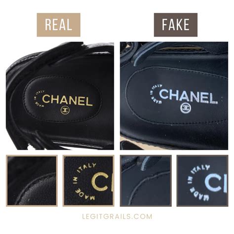 chanel dad sandals real vs fake|Chanel inspired sandals.